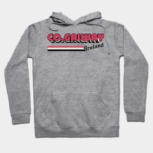 County Galway / Retro Style Irish County Design Hoodie